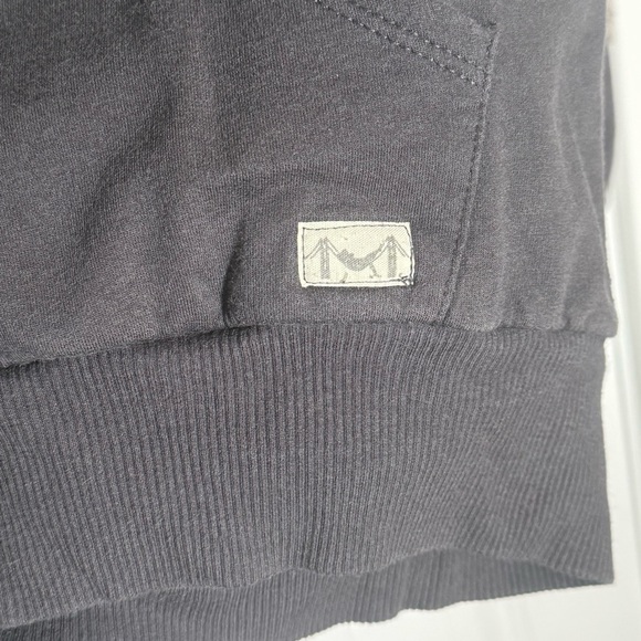 Marine Layer Charcoal Zip-Up Sweater Size XL - Picture 4 of 5